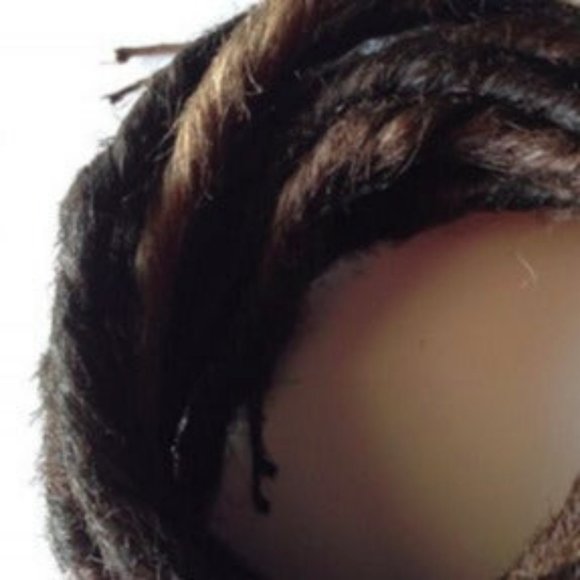 10 Med Dk Brown Dreads Dreadlocks Hair Extensions - Picture 3 of 3